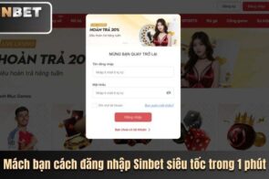 Đăng nhập SINBET – Cổng game uy tín, bảo mật tuyệt đối